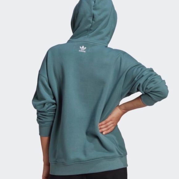 adidas | Tops | Adidas X Her Studio London Hazy Emerald Hoodie Sweatshirt  Gn3532 | Poshmark